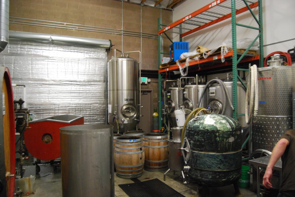 Here's the brewery tour. Cask 200 is on the left...