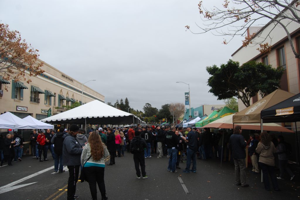 View from the DIPA tents (on the right).