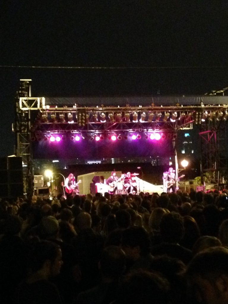 My view of The Breeders.