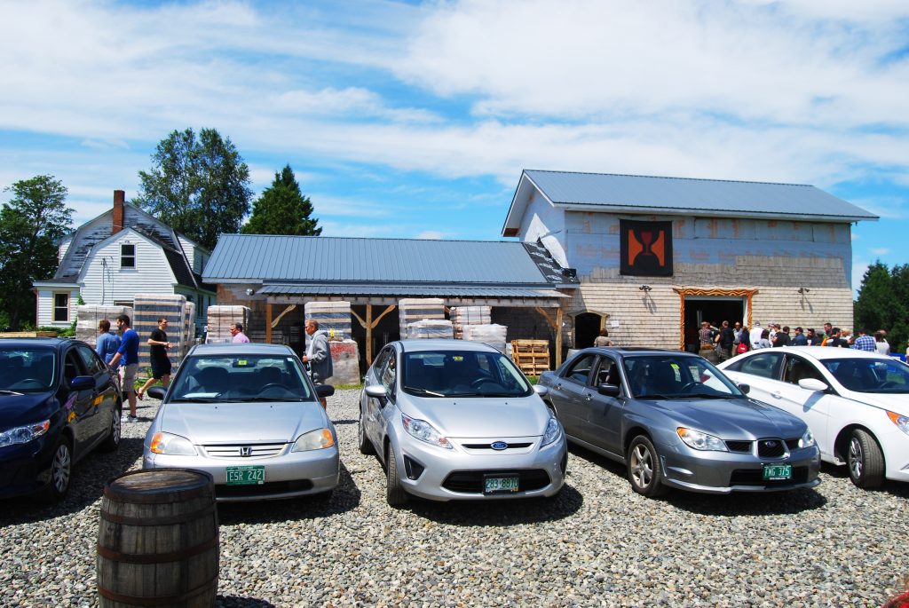 Hill Farmstead, July 2013. Note where the line is.