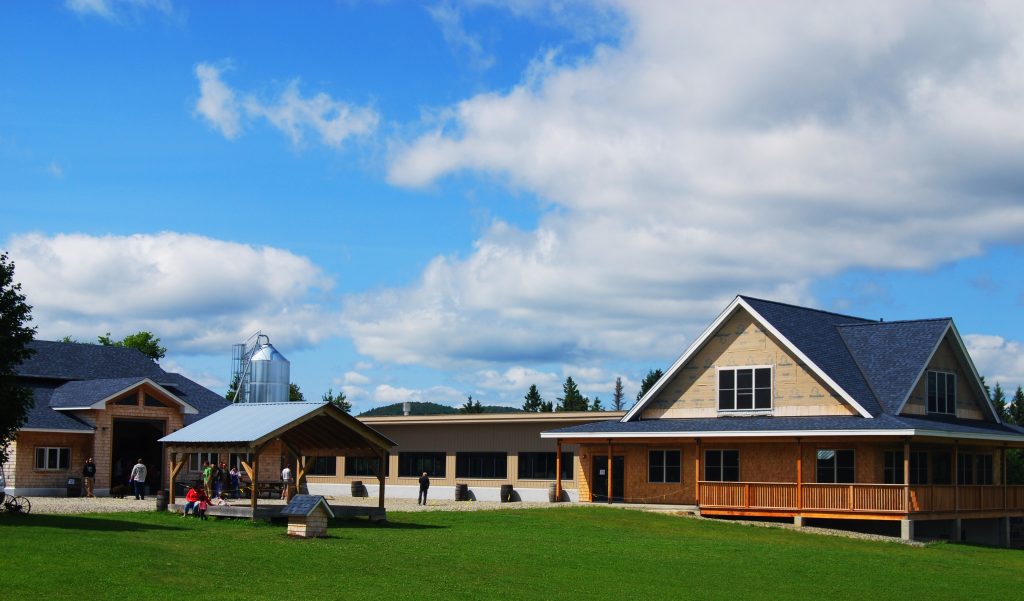 See the tallest slanted roof on the left? That was the original brewery space; the rest is all expansion.