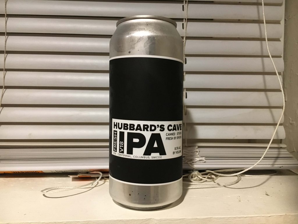 hubbard's cave fresh iipa v18