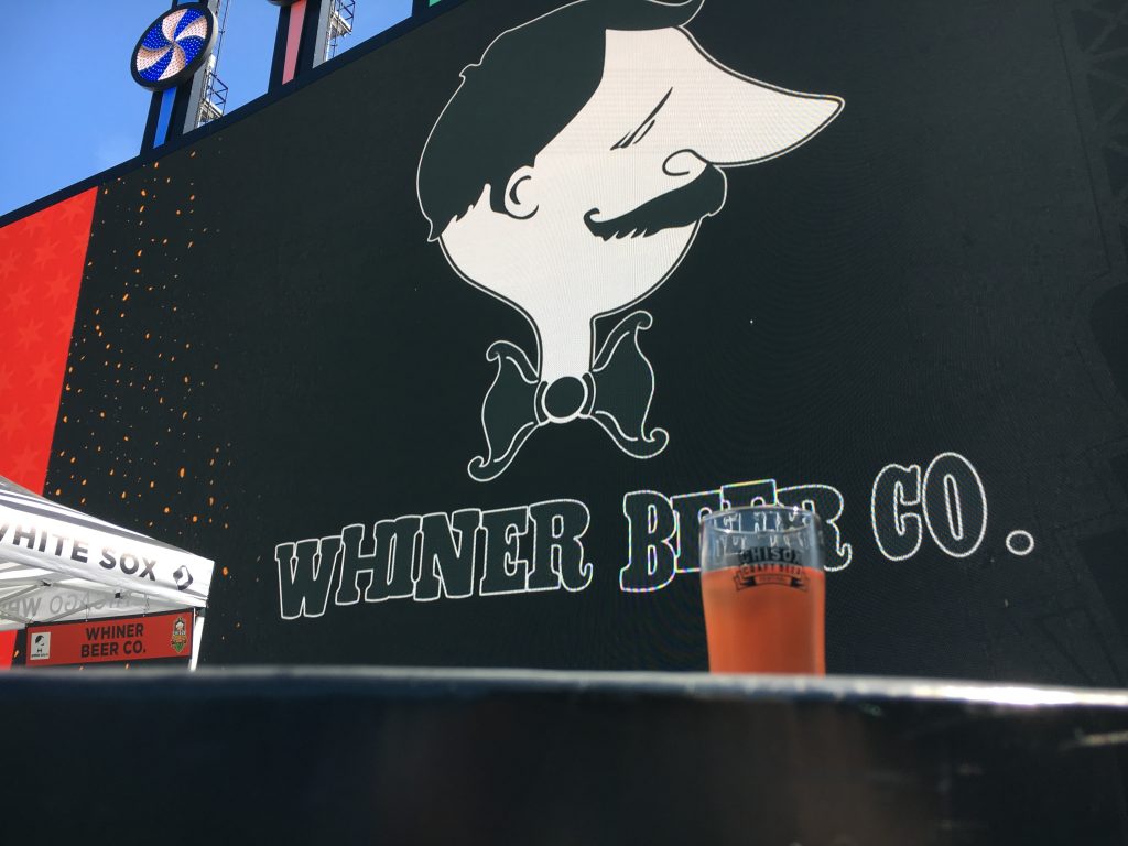 chisox craft beer festival whiner bleu tub